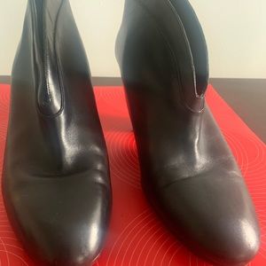 Black Leather Marc Jacobs Booties